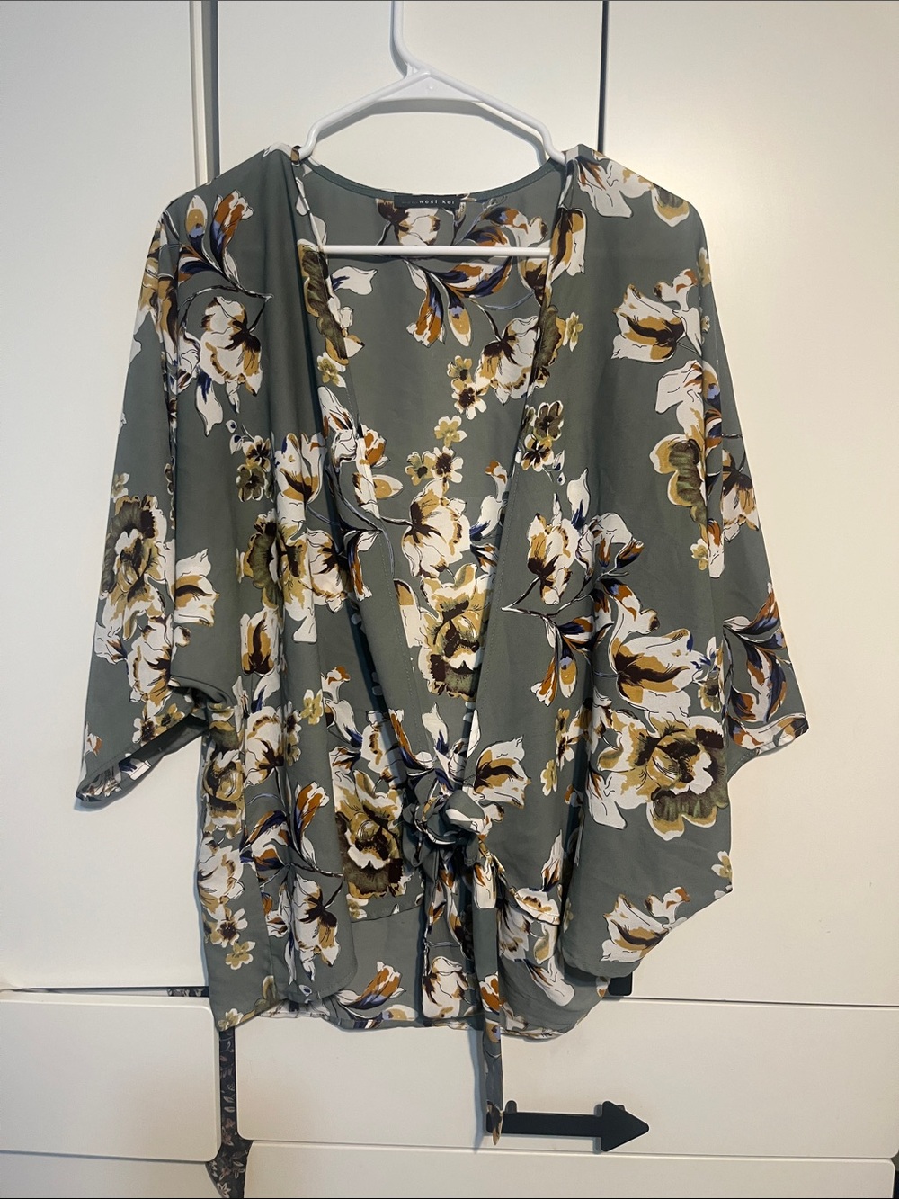 West Kei tie blouse